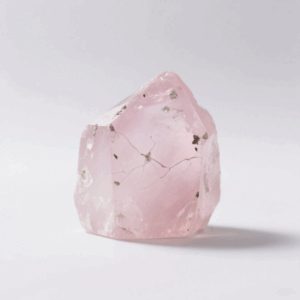Love Tempered by Time - Rose Quartz with Mineral Inclusions
