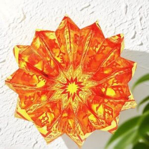H69  Golden Lotus (Traditional Paper Craft)