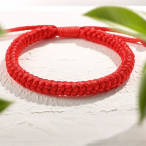 H8 Red Woven Bracelet