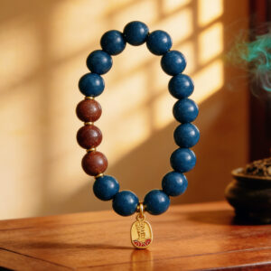 T37 Azure Obsidian Tranquility Bracelet
